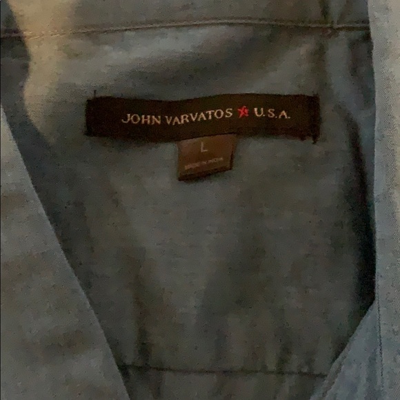 John Varvatos Short Sleeve Slim Fit Shirt - Picture 4 of 6